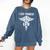 I Got Pinned LVN Nursing School Graduation Pinning Ceremony Comfort Colors Sweatshirt Denim