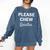 Please Chew Quieter Introvert Comfort Colors Sweatshirt Denim Please Chew Quieter Introvert Comfort Colors Sweatshirt Denim