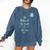 Police Academy Graduation She Believed She Could So She Did Comfort Colors Sweatshirt Denim