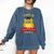 Pre-K Graduation 2018 Cute Owl Comfort Colors Sweatshirt Denim