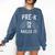 Pre-K Nailed It 2018 Cute Preschool Graduation Comfort Colors Sweatshirt Denim
