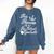 Pre-School Graduation For Girls Comfort Colors Sweatshirt Denim
