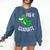 Preschool Graduation Preschooler Dinosaur Pre-K Dino Kids Comfort Colors Sweatshirt Denim