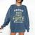 Proud Air Force Cousin Deployment Homecoming Graduation Comfort Colors Sweatshirt Denim
