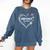 Proud Air Force Grandma Air Force Graduation Grandma USAF Comfort Colors Sweatshirt Denim