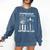 Proud Air Force Mother-In-Law US Air Force Graduation Comfort Colors Sweatshirt Denim