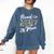 Proud Army Mom Army Graduation Mom US Army Mom Comfort Colors Sweatshirt Denim