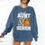 Proud Aunt Of A 2026 Senior Basketball Graduation Leopard Premium Tri-Blend Comfort Colors Sweatshirt Denim