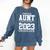 Proud Aunt Graduation Senior 23 Grad Class Of 2023 Comfort Colors Sweatshirt Denim