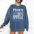 Proud Aunt Of a State Trooper Police Officer Graduation Comfort Colors Sweatshirt Denim