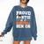 Proud Auntie Of a Basketball Senior 2026 Graduation Gifts Comfort Colors Sweatshirt Denim