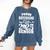 Proud Boyfriend Class Of 2025 Graduation Senior 2025 Golf Comfort Colors Sweatshirt Denim
