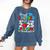 Proud Brother Of a 2025 Preschool Graduate Graduation Comfort Colors Sweatshirt Denim