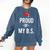 Proud Of My BS Graduation Bachelor's Degree T-Shirt Comfort Colors Sweatshirt Denim