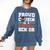 Proud Cousin Of a Football Senior 2026 Graduation Gifts Comfort Colors Sweatshirt Denim