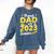 Proud Dad Of A 2023 Senior Graduation Comfort Colors Sweatshirt Denim