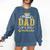 Proud DAD Of a 2026 Graduate Class Senior Graduation Comfort Colors Sweatshirt Denim