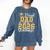 Proud Dad Of A 2026 Graduate Senior Graduation Class Of 2026 Comfort Colors Sweatshirt Denim