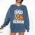 Proud Dad Of A 2026 Senior Basketball Graduation Leopard Comfort Colors Sweatshirt Denim