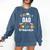 Proud DAD Of A 4th Grade Graduate Graduation 2024 Senior 24 Comfort Colors Sweatshirt Denim