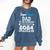 Proud DAD Of A 5th Grade Graduate 2024 Elementary Graduation Comfort Colors Sweatshirt Denim