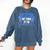 Proud Dad Of Two 2019 Graduates Twin Papa Graduation Comfort Colors Sweatshirt Denim