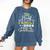 Proud Family Of PreK School Graduate 2024 Graduation Family Premium Comfort Colors Sweatshirt Denim