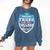 Proud Friend Of a 2018 College Grad Graduation Comfort Colors Sweatshirt Denim