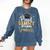 Proud Gammy Of A Class Of 2025 Graduate Senior Graduation Comfort Colors Sweatshirt Denim