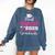 Proud Godmother Of 5th Grade Graduate 2025 Family Graduation Comfort Colors Sweatshirt Denim