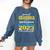 Proud Grandma Of 2023 College Graduate Family 23 Graduation Comfort Colors Sweatshirt Denim