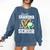 Proud Grandma Of A 2026 Senior Volleyball Graduation Leopard Comfort Colors Sweatshirt Denim