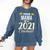 Proud Mama Of A 2021 Graduate Graduation Clothes MBA PhD Comfort Colors Sweatshirt Denim