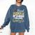 Proud Memaw Of 2026 Graduate College Graduation Comfort Colors Sweatshirt Denim