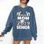 Proud Mom Of A 2019 Senior School Graduation Shirt Comfort Colors Sweatshirt Denim