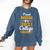 Proud Mom Of A 2021 College Graduate Senior Graduation Comfort Colors Sweatshirt Denim