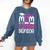 Proud Mom Of A 2024 Senior Graduation Comfort Colors Sweatshirt Denim
