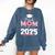 Proud Mom Of a 2025 Graduate Senior Mom Family Graduation Comfort Colors Sweatshirt Denim