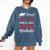 Proud Mom Of 2025 Senior Graduate Matching Family Graduation Comfort Colors Sweatshirt Denim