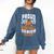 Proud Mom Of Basketball Senior 2026 Graduation Comfort Colors Sweatshirt Denim