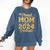 Proud Mom Of a Class Of 2024 Graduate Senior Graduation Comfort Colors Sweatshirt Denim