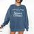 Proud Mom Of a Senior Class Of 2021 Graduation Comfort Colors Sweatshirt Denim