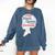 Proud Queen Shirt PhD Graduation Afro Doctorate Comfort Colors Sweatshirt Denim