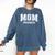 Proud Senior Mom Class Of 2025 Graduate Graduation 25 Comfort Colors Sweatshirt Denim
