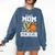 Proud Senior Mom Class Of 2026 Basketball Graduation Leopard Comfort Colors Sweatshirt Denim