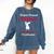 Proud Sister Of 2018 Graduate Dabbing Graduation Comfort Colors Sweatshirt Denim