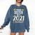 Proud Sister Of A 2021 Graduate Graduation Clothes MBA PhD Comfort Colors Sweatshirt Denim