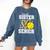 Proud Sister Of A 2026 Senior Softball Graduation Leopard Comfort Colors Sweatshirt Denim