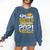 Proud Sister Of a Class Of 2021 Graduate Senior Graduation Comfort Colors Sweatshirt Denim