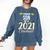 Proud Son Of A 2021 Graduate Graduation Clothes MBA PhD Comfort Colors Sweatshirt Denim